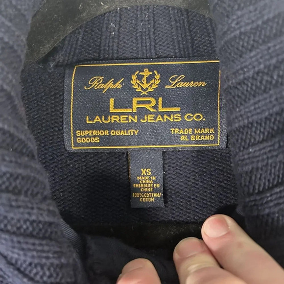 Lauren Jeans Sweater Women's XS Multicolor Striped Long Sleeve Pullover - Picture 6 of 10